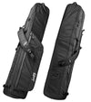 Sunday Golf The Mule Golf Travel Bag in black with two view: front/right side and back/left side