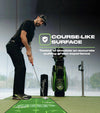 Back2Basics B2B Bundle showing putting mat with golfer practicing