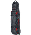 BAG BOY  ZTF Travel Bag Cover in black/red detailing showing it expanded to accommodate a cart golf bag.