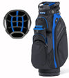 BagBoy Chiller Pro Hybrid Cart Golf Bag in Black/Royal/Charcoal with 15-Way Top