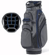 BagBoy Chiller Cart Golf Bag in Charcoal/Navy/Black with 14 club divider top