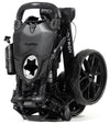BagBoy Nitron Auto Open Golf Push Cart in Graphite/Charcoal - folded view