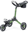 BagBoy Nitron Auto Open Golf Push Cart in Green/Black