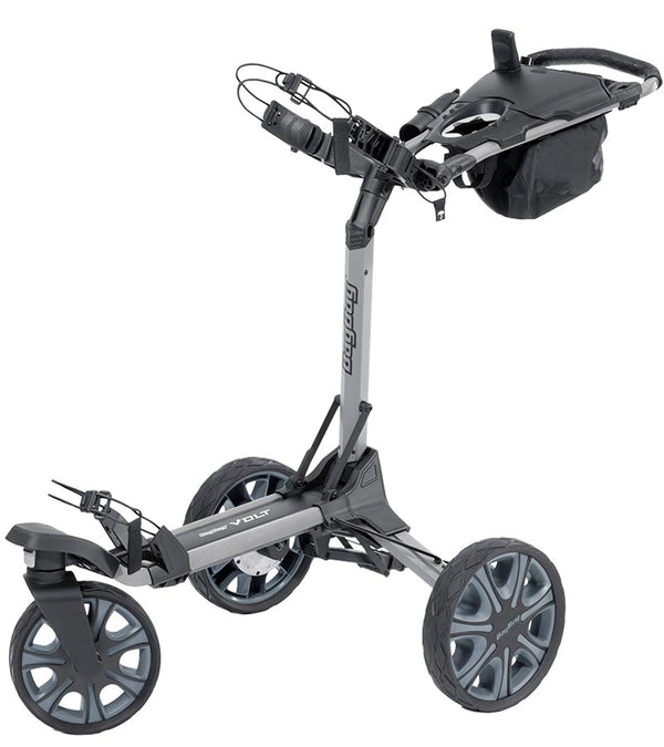 BagBoy Volt Electric Golf Cart in Silver/Blac