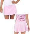 Birdie & Ace Everyday Tour Women's Golf Skort in pink
- front and back views