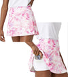 Birdie & Ace Everyday Tour Women's Golf Skort in pink tie dye- front and back views