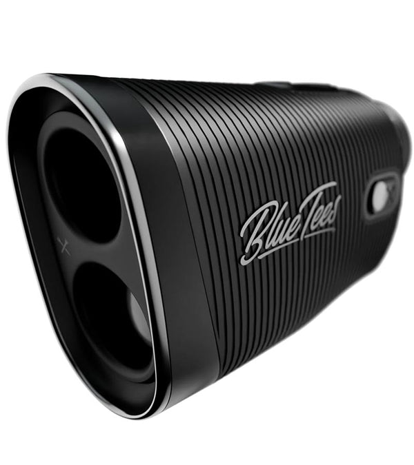 Black Blue Tees Series 4 Ultra Laser Rangefinder with OLED display and flag lock technology, featuring the brand logo on the side.