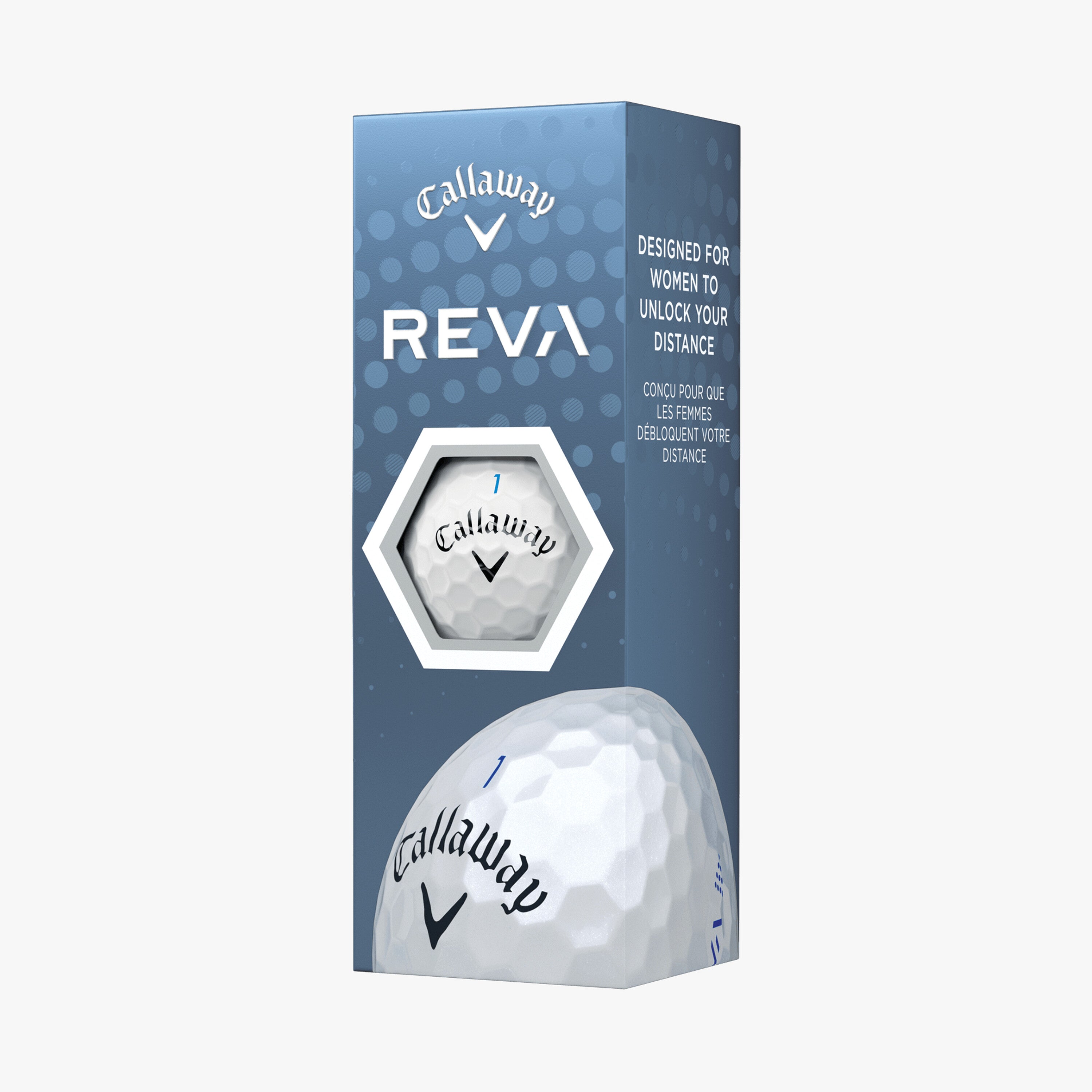 Callaway Reva Golf Balls for Women - White 3 Pack
