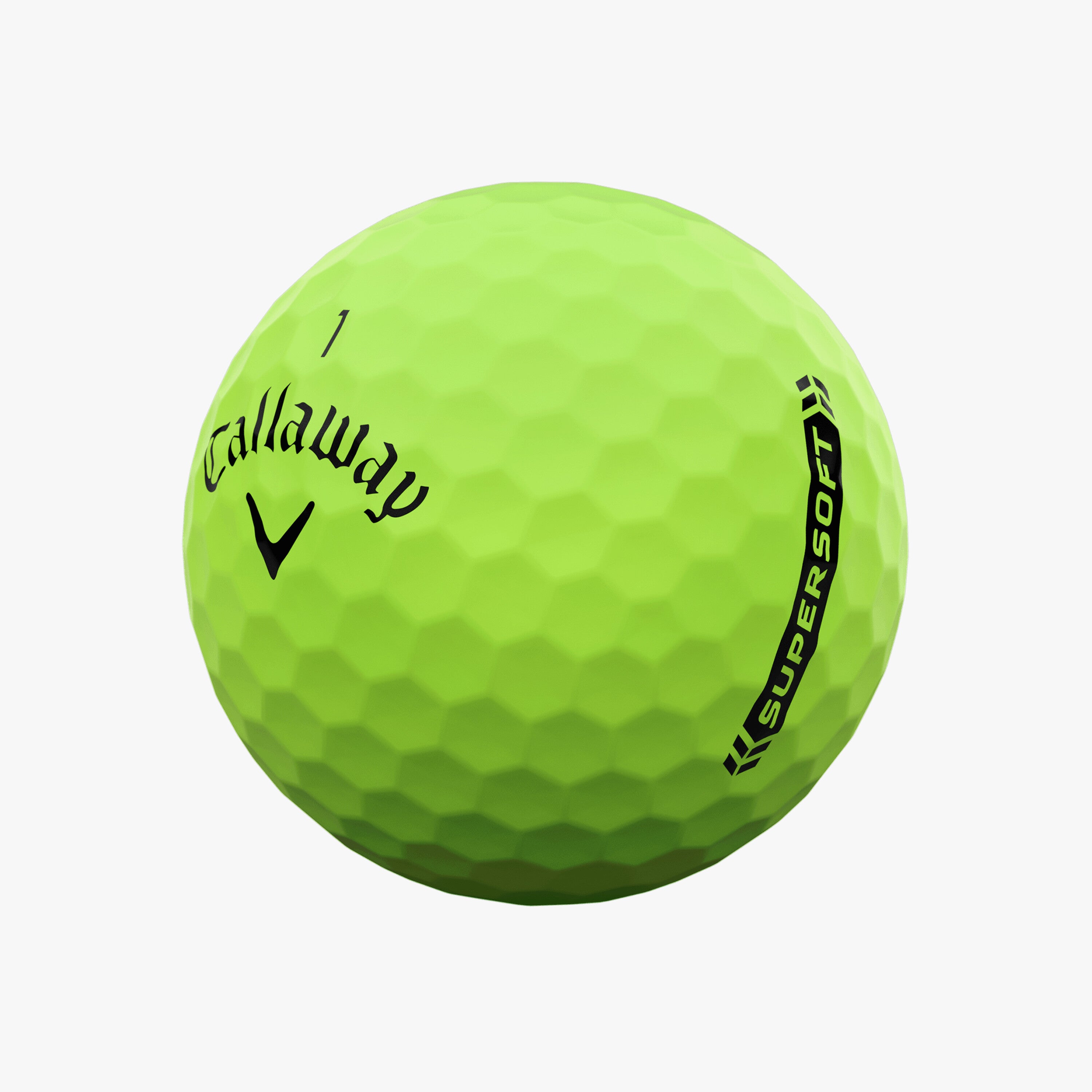 Callaway SuperSoft Golf Ball Matte Green