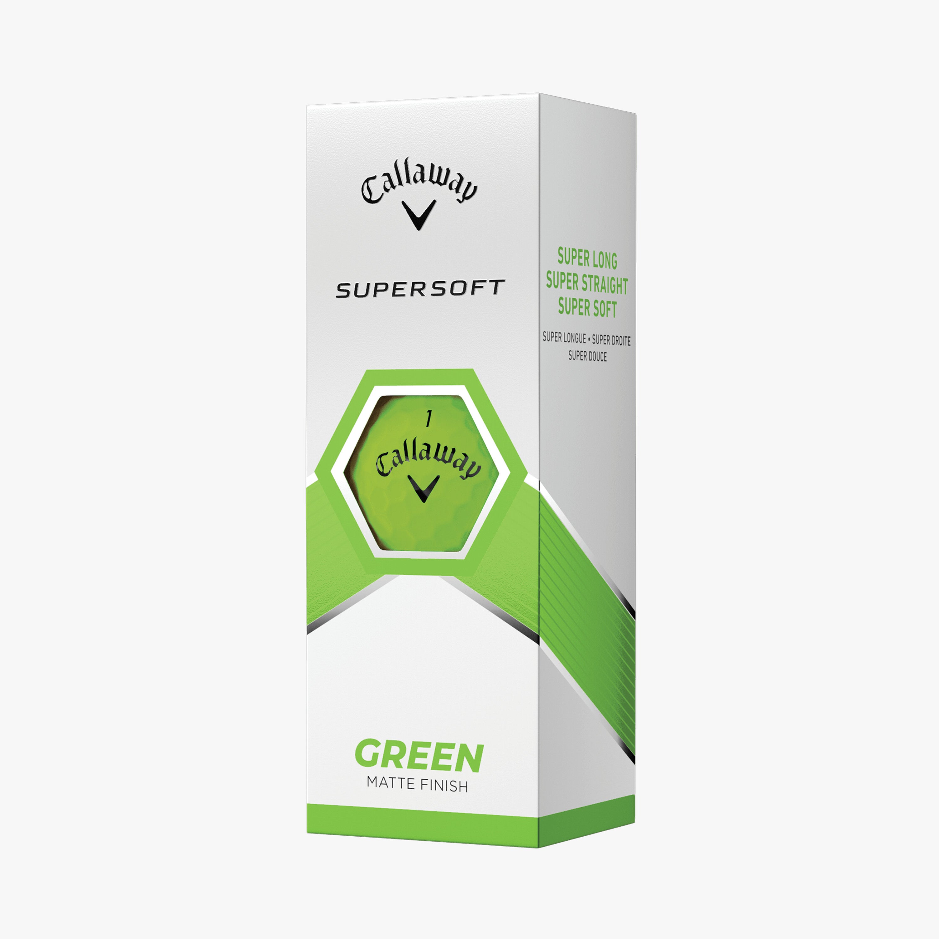 Callaway SuperSoft Golf Balls Matte Green 3 Pack