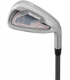 Pitching Wedge from the Cleveland Bloom Womens Complete Golf Set - in Black with charcoal grey & pink accents