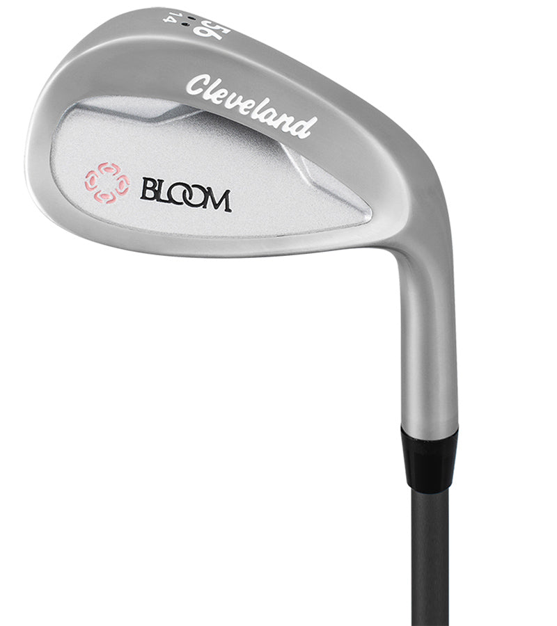 Sand Wedge from the Cleveland Bloom Womens Complete Golf Set - in Black with charcoal grey & pink accents