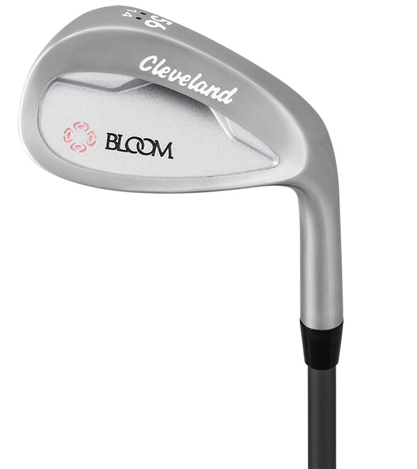 Sand Wedge from the Cleveland Bloom Womens Complete Golf Set - in Black with charcoal grey & pink accents