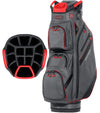 Datrek DG Lite III Golf Cart Bag in Navy/Red/Charcoal with 14-way club divider