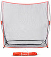 GoSports Golf Practice Hitting Net 7 Ft X 7 Ft with orange carry case