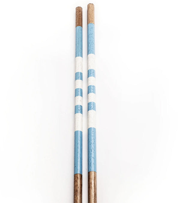 HazyGolf Alignment Sticks – Carolina Blues- pair vertical