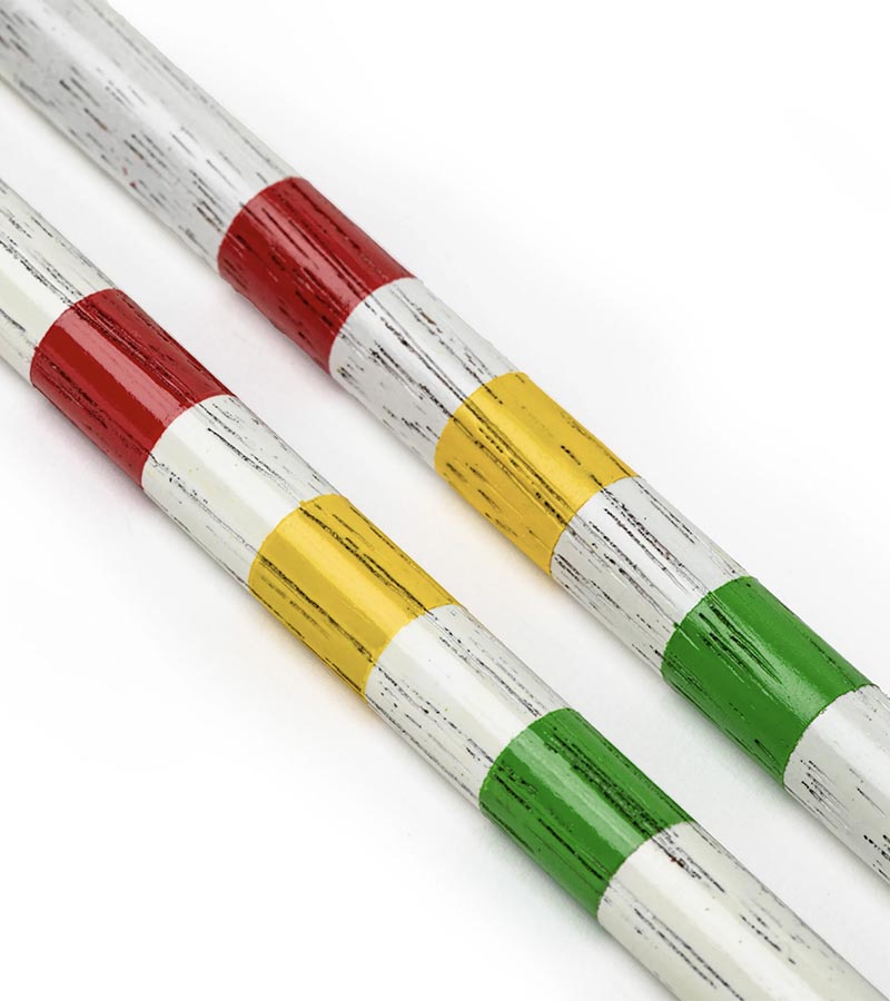 HazyGolf Alignment Sticks – The Icon - closeup of a pair
