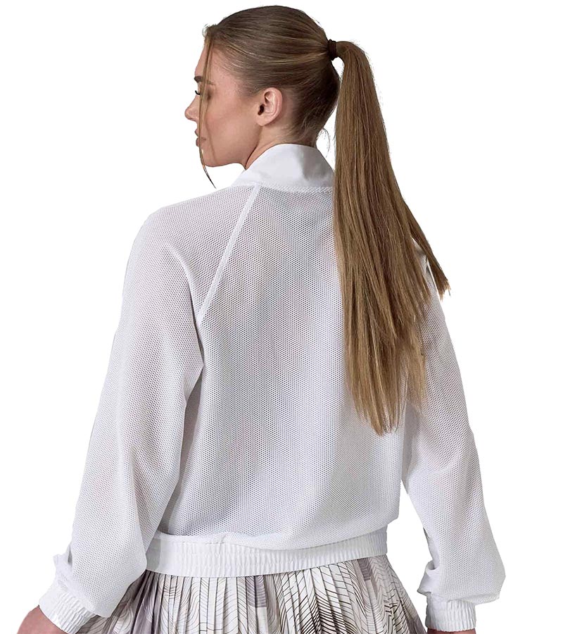 inPhorm BAILA Mesh 2 Way Zip Womens Bomber Golf Jacket