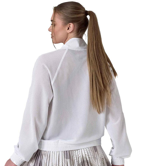 inPhorm BAILA Mesh 2 Way Zip Womens Bomber Golf Jacket