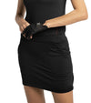 Inphorm BAILA 15" Golf Skirt in black -partial model front view.