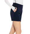 InPhorm Women's Golf Shorts in Midnight side with pocket