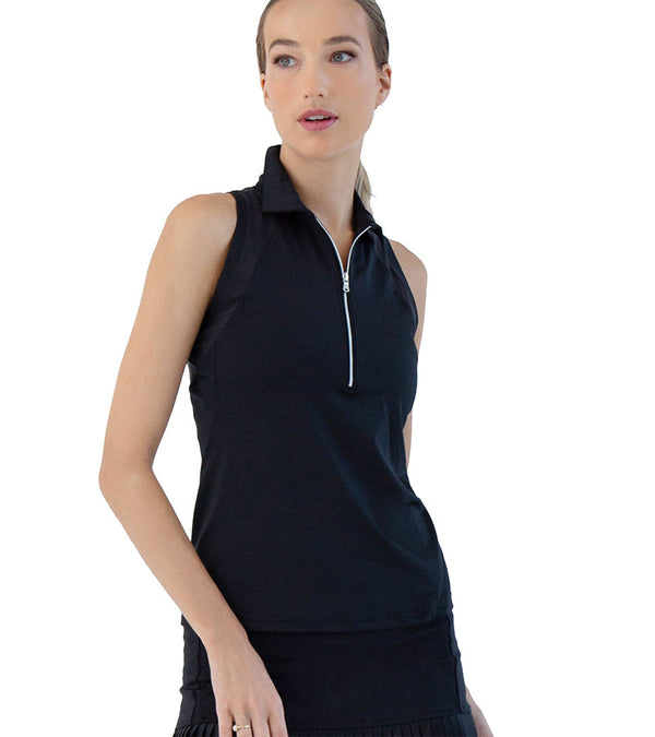 inPhorm Neisha Classic Sleeveless Womens Polo Shirt - 3 Colors