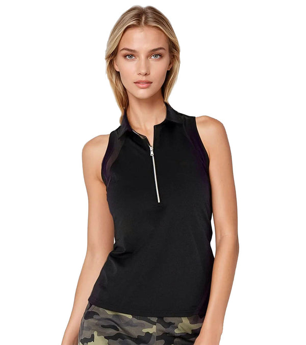 inPhorm Neisha Classic Sleeveless Womens Polo Shirt