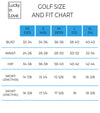 Lucky in Love Womens Golf Size Chart