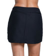 Lucky in Love Pace Pocket Golf Skort 17.5" in black- partial model back view