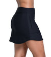 Lucky in Love Pace Pocket Golf Skort 17.5" in black- partial model side view