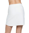 Lucky in Love Pace Pocket Golf Skort 17.5" in bone partial model back view