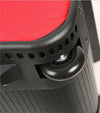 Orlimar 6.0 Deluxe Wheeled Golf Travel Cover in black - closeup detail of wheels