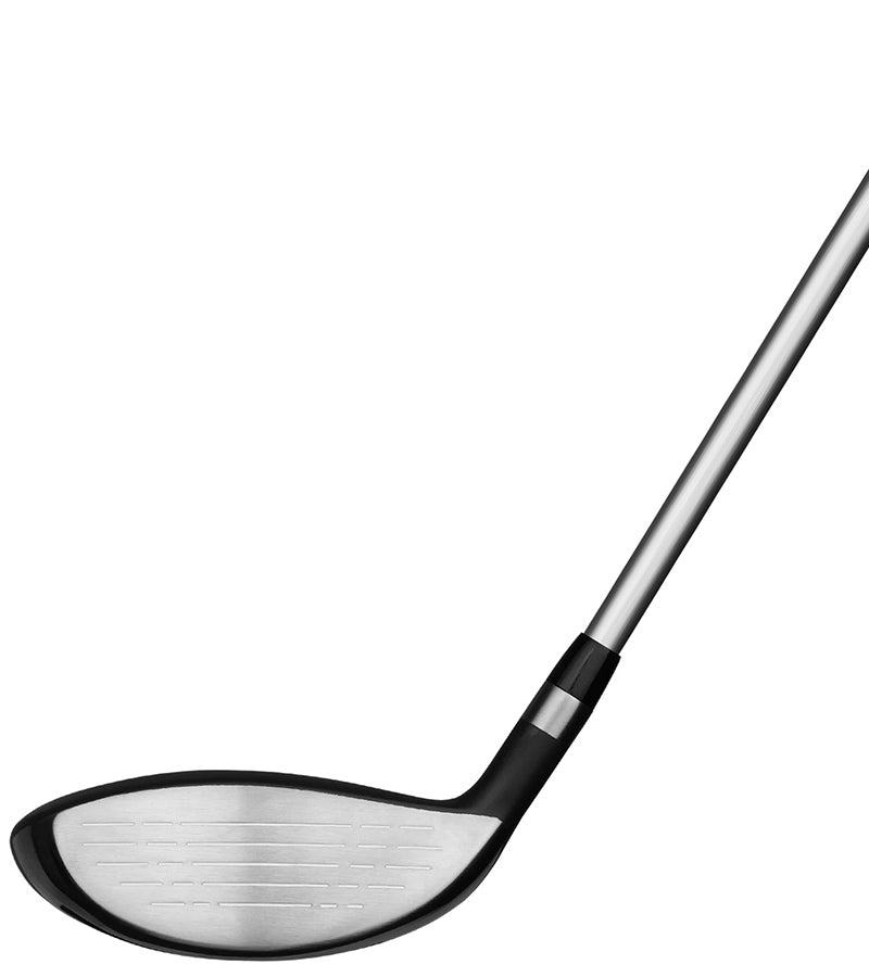 Orlimar Escape HL Mens Fairway Woods in silver and black-face side