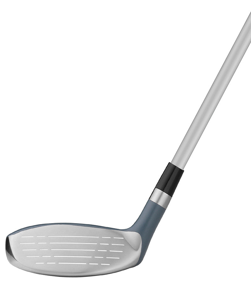 Orlimar Escape HL Womens Titanium Hybrid Irons-#4 hybrid iron with a 22° -face view with alignment lines