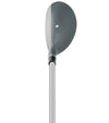 Orlimar Escape HL Womens Titanium Hybrid Irons-#4 hybrid iron with a 22° in grey, sliver and black top view