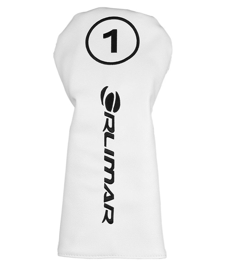 Orlimar Escape HL Women’s Titanium Driver - white headcover with Orlimar logo and a numc=ber one in a circle