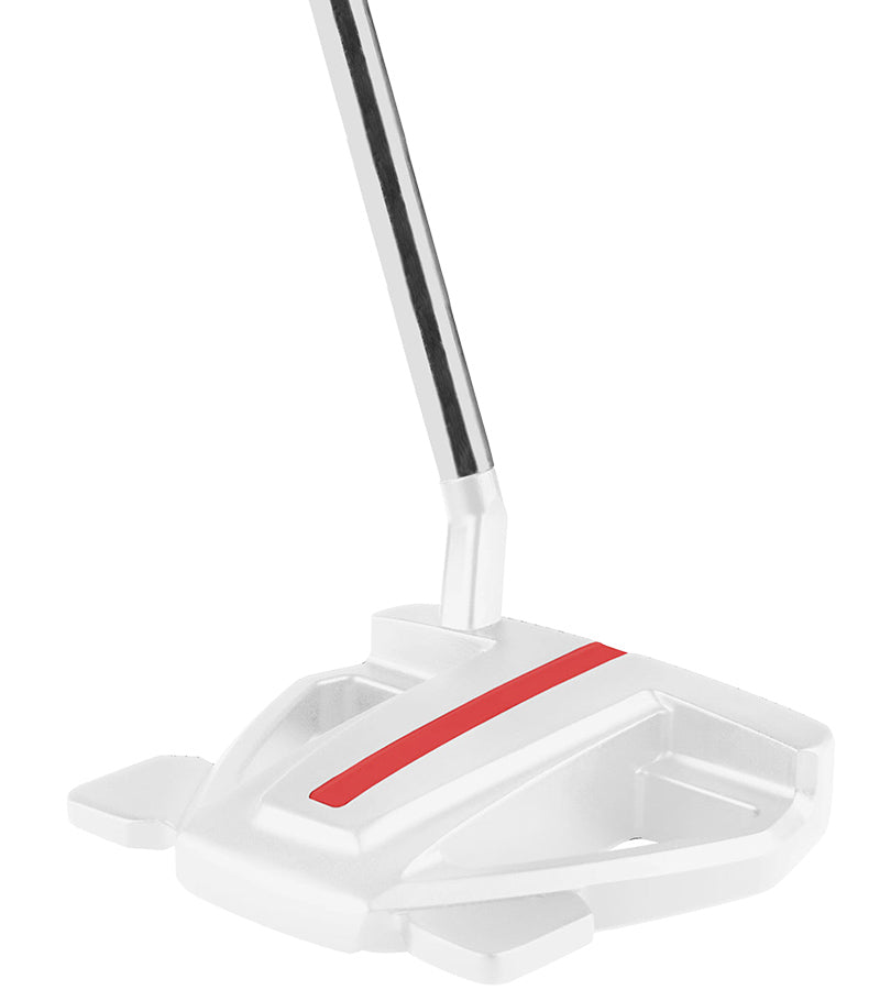 Orlimar Tangent F4 Mallet Putter in white with red alignment stripe