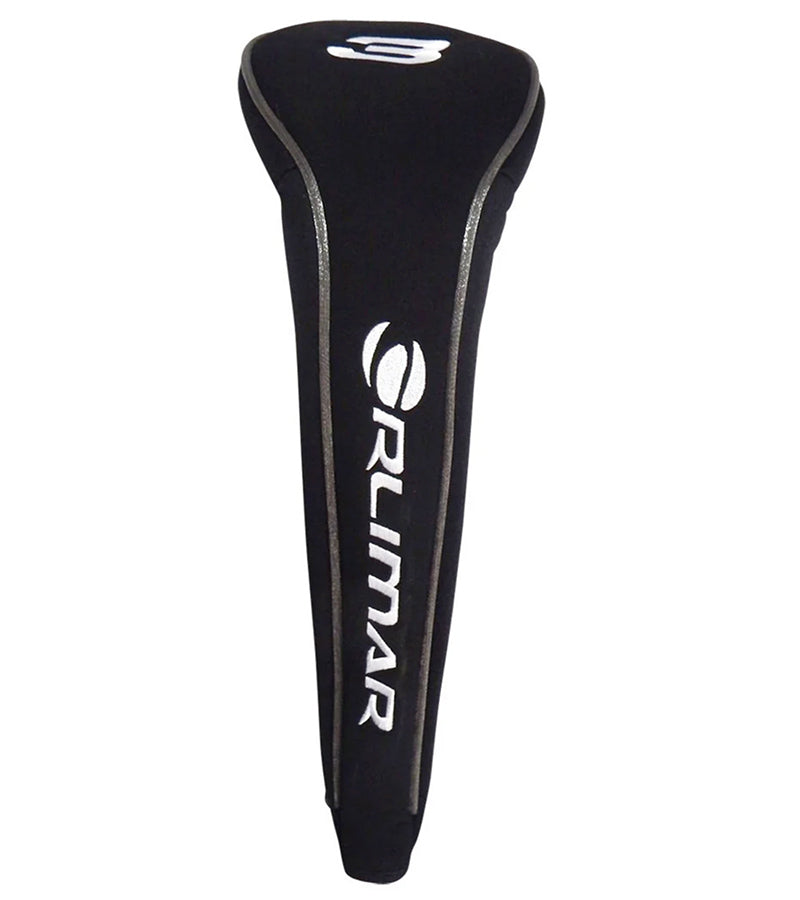 Orlimar Golf Escape Fairway Woods -#3 FW headcover in silver grey, black - face view