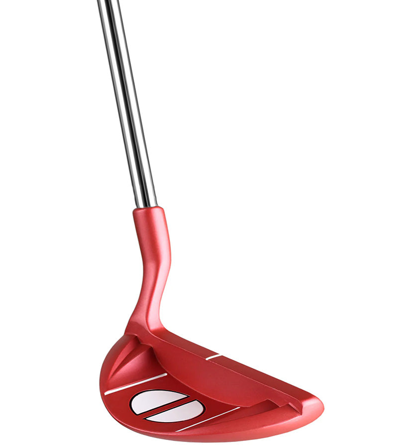 Orlimar Golf Escape Mallet Chipper in Red with gooseneck hosel & alignment markers