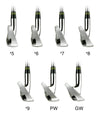 Orlimar Golf Intercept Single Length Seniors Iron Set - #5-#9 + PW & GW toe view
