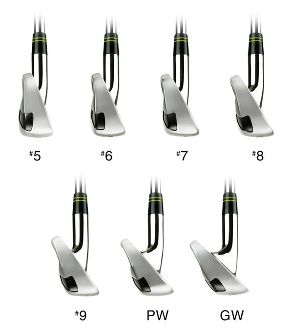 Orlimar Golf Intercept Single Length Seniors Iron Set - #5-#9 + PW & GW toe view