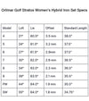 Orlimar Golf Stratos Womens Hybrid Iron Set  Specs Chart