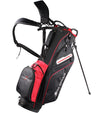 Orlimar Mach 1 Pro Men's Complete Golf Set in black with red details - legs extended double padded carrying straps