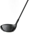 Orlimar Slice Killer Seniors Driver in an all-black PVD finish - face view with alignment lines