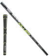 Orlimar Slice Killer Seniors Titanium Driver - view of Orlimar 100% Graphite shaft with logo, and Orlimar Custom Velvet grip