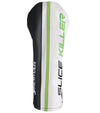 Orlimar Slice Killer Seniors Titanium Driver headcover - white, lack with reen accents