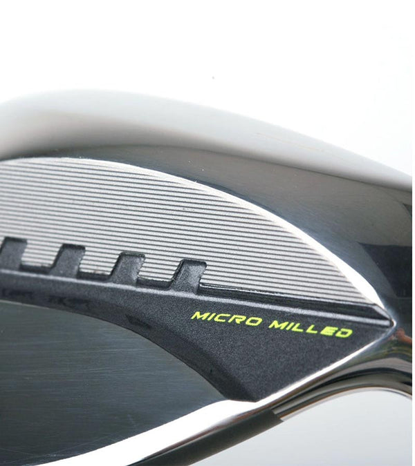 Orlimar ST2 Mens Wedge - close up of micro milled section on back of club