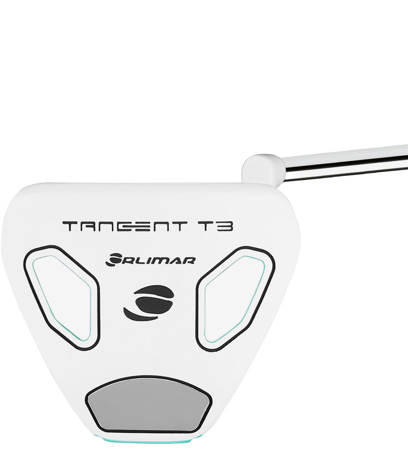 Orlimar Tangent T3 Women’s Mallet Putter in Seafoam Green/White - bottom view