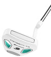 Orlimar Tangent T3 Women’s Mallet Putter in Seafoam Green/White - bottom and side with milled insert