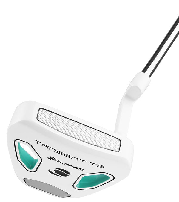 Orlimar Tangent T3 Women’s Mallet Putter in Seafoam Green/White - bottom and side with milled insert